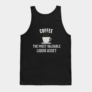 Funny Accounting Liquid Assets Coffee Tank Top